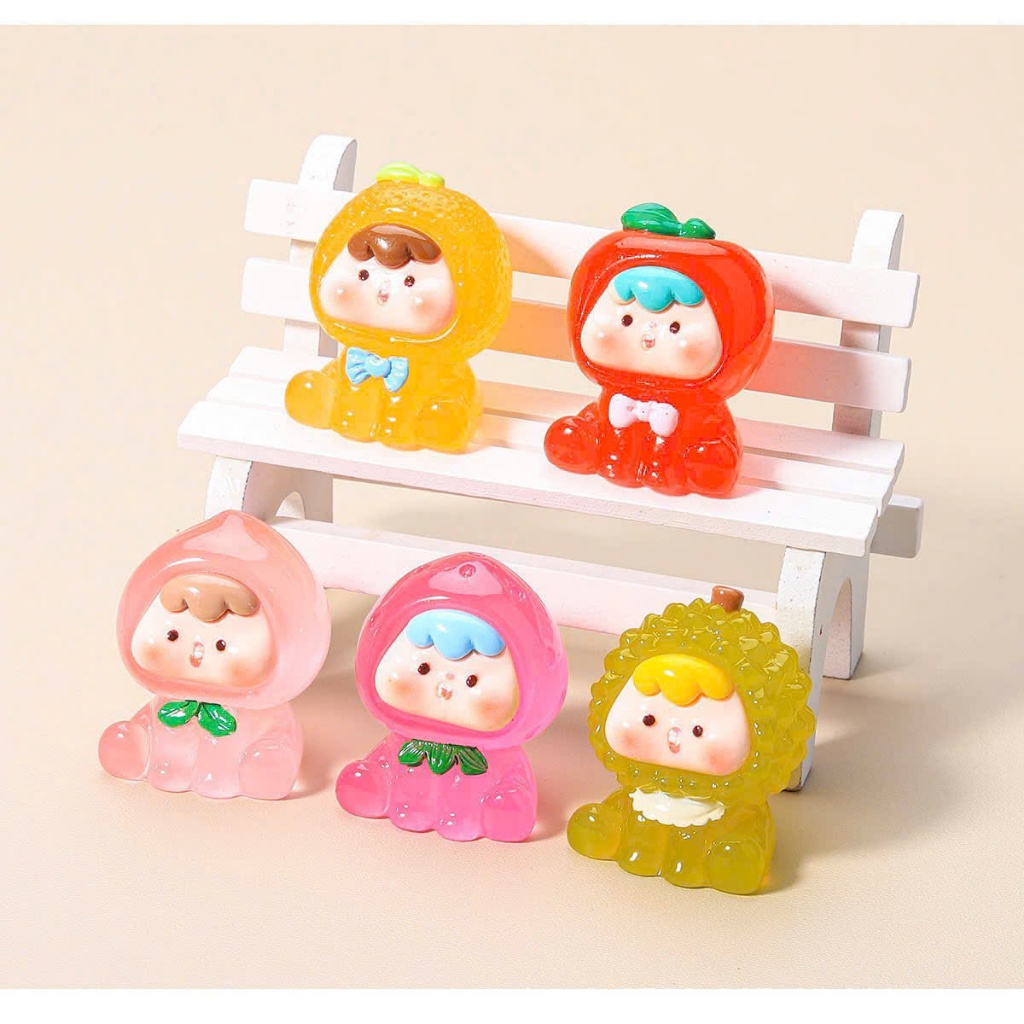 [Tự xé] Combo 10 túi mù moi trái cây phát sáng, túi mù tổng hợp phát sáng, túi mù size to, túi mù la