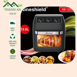  Nồi Chiên Không Dầu NineShield 12,5L Bản Cơ Điều Chỉnh Bằng Nút Vặn - THÀNH AN SHOP 