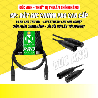 Dây Mic Thu Âm NMC Dây 2 Đầu Canon Pro Cao Cấp Chuyên Dành Cho Micro 48V Bảo Hành 12 Tháng