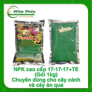 Phân Bón NPK 17-17-17+TE (1kg) Bung chồi - nhú đọt - thúc nút kim - tạo mầm hoa - tăng độ ngọt - màu sắc đẹp-hoa lâu tàn