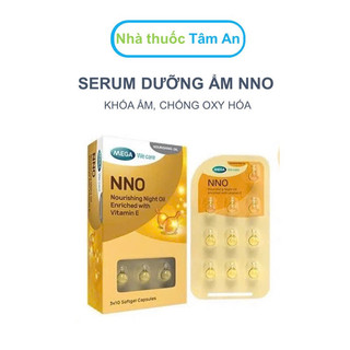 Serum NNO Viên Vitamin E giúp dưỡng ẩm, tái tạo da, chống oxy hóa hiệu quả (hộp 30 viên)
