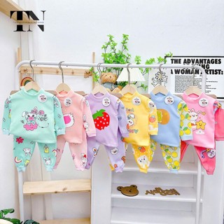 set 5 bộ nỉ lông nữ chui đầu cho bé 4 đến 14kg