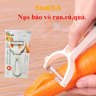 Nạo rau củ quả nhật, bào vỏ siêu sắc bén nhỏ gọn tiện ích - Samba