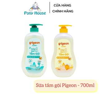 Tắm Gội Pigeon Sữa tắm gội Toàn Thân Cho Bé 2in1 700ml
