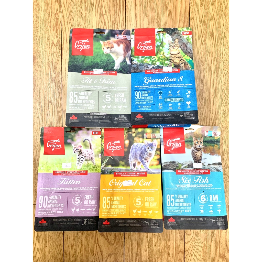 Thức ăn mèo ORIJEN [Bao nguyên seal 340g]