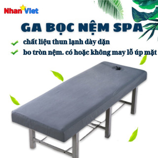GA BỌC NỆM GIƯỜNG SPA, GỘI ĐẦU| thun kate dày, nhiều màu ( IB SIZE KHÁC NHẮN TIN SHOP)