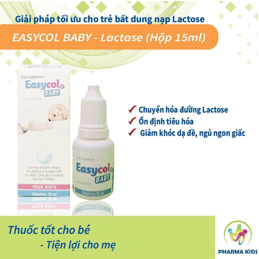 EASYCOL baby  Giải pháp cho trẻ bất dung nạp Lactose