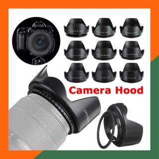 Lens Hood - Loa che nắng ống kính máy ảnh 49mm/52mm/55mm/58mm/62mm/67mm/72mm/77mm/82mm