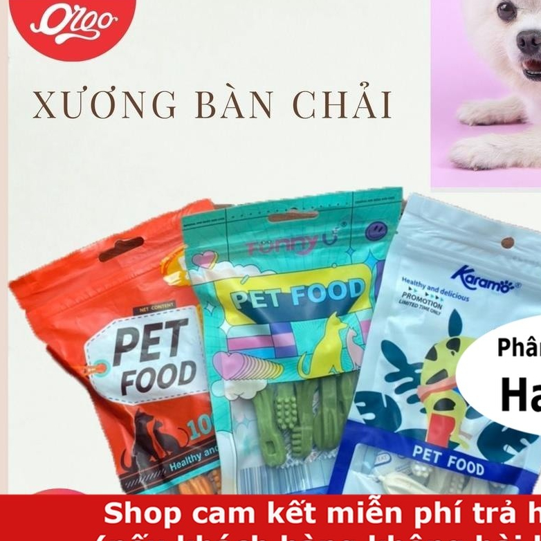 Xương ORGO bàn chải (thế hệ mới) Xương cho chó gặm sạch răng thơm miệng ngừa sâu răng