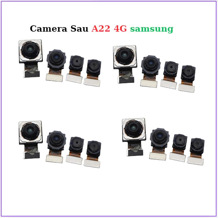 Camera Sau samsung  A22 4G,Bộ 4 camera