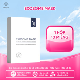 Mặt nạ tế bào gốc Exosome Mask hộp 10 miếng - Yuejin, giúp phục hồi da, chống lão hóa, da sáng mịn
