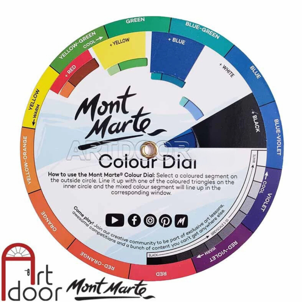 [ARTDOOR] Bảng hướng dẫn pha màu MONT MARTE Colour