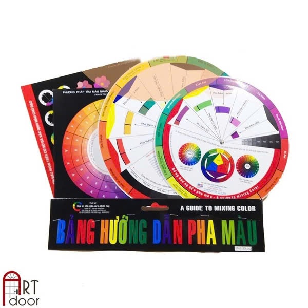 [ARTDOOR] Bảng hướng dẫn pha màu (bộ 4 món)