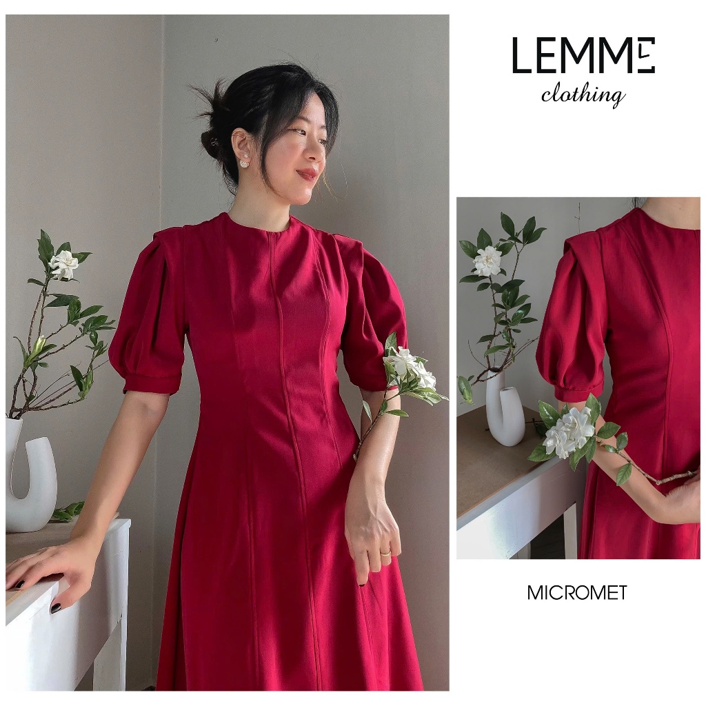 Đầm dáng dài 8 mảnh-lemme