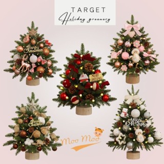  Cây Thông Noel Mini  cây thông noel để bàn Merry Christmas có sẵn phụ kiện + đèn 