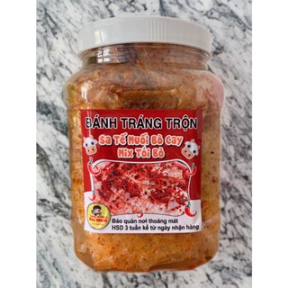 Bánh  Tráng Trộn Sate Muối Bò Cay Mix Tỏi Bò