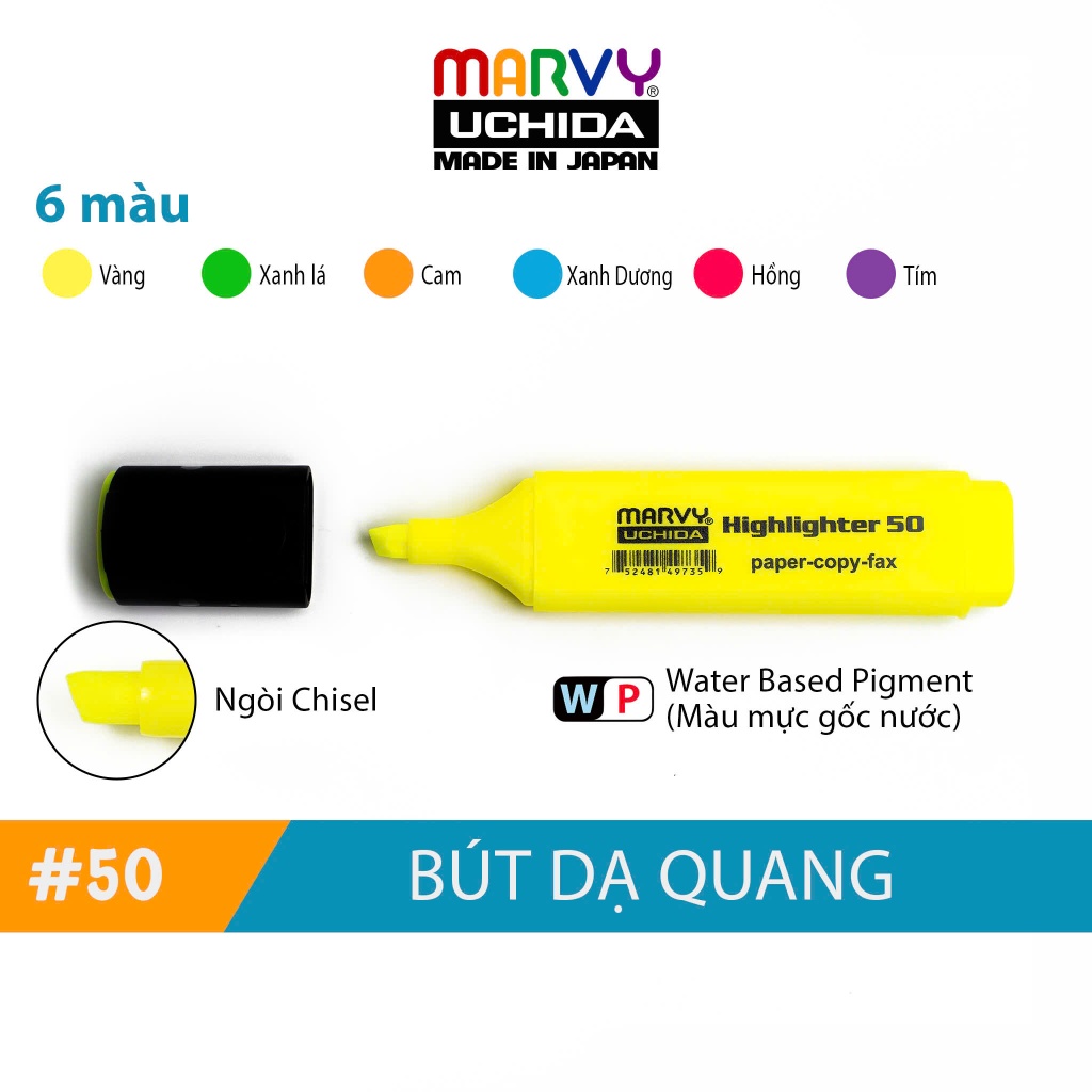 Bút dạ quang Marvy Uchida 50