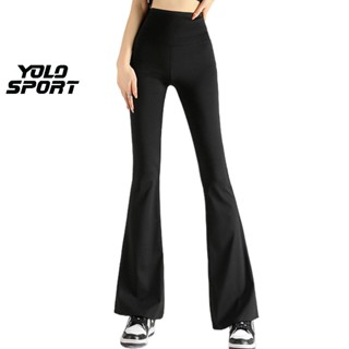 Quần Legging Nữ Ống Loe Cạp Cao Gen Bụng Nâng Mông Che Khuyết Điểm Chất Su Dai Mềm Mịn Co Giãn Phom Thể Thao Đi Chơi