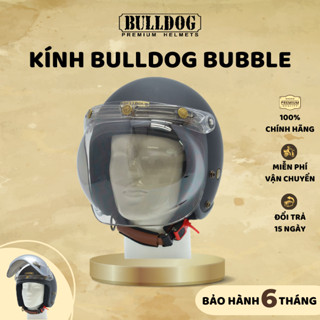 [Hàng Chính Hãng] Kính Chắn Gió BULLDOG Bubble Cho Mũ Bảo Hiểm