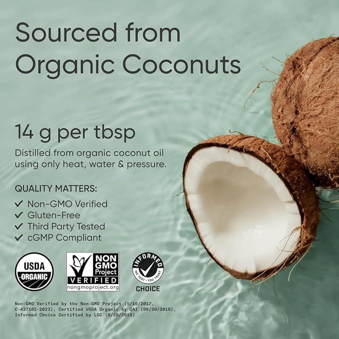 SR Dầu MCT cao cấp từ Dừa hữu cơ hỗ trợ Lowcarb, hệ tiêu hóa và tăng năng lượng 946 ml Sports Research