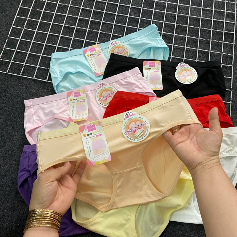 Combo 10 quần chip nữ 40-65kg, quần chip nữ cotton lạnh mặc hoài không hư