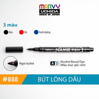 Bút lông dầu đa năng marvy uchida 888