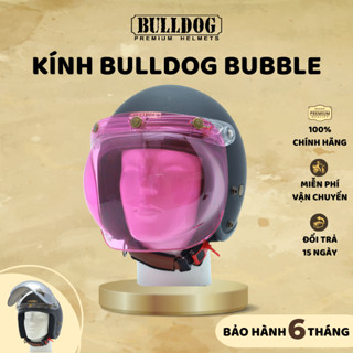 [Quà Tặng Màu Ngẫu Nhiên] Kính Chắn Gió Bulldog Bubble Gắn Mũ Bảo Hiểm Phong Cách