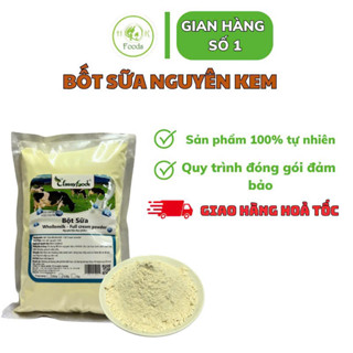  Bột sữa nguyên kem NewZealand 1kg - không đường làm kẹo Nougat pha trà sữa nấu kem chè 