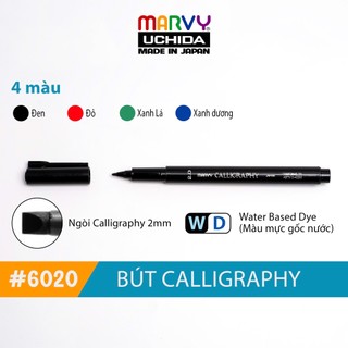 Bút viết nét thư pháp marvy uchida 6000