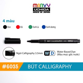 Bút Viết Nét Thư Pháp Marvy Uchida 6000