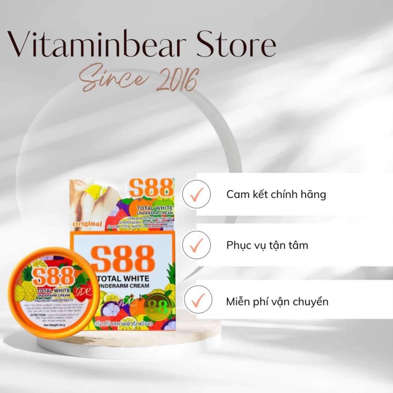 Kem dưỡng 88 total white thailan giam tham