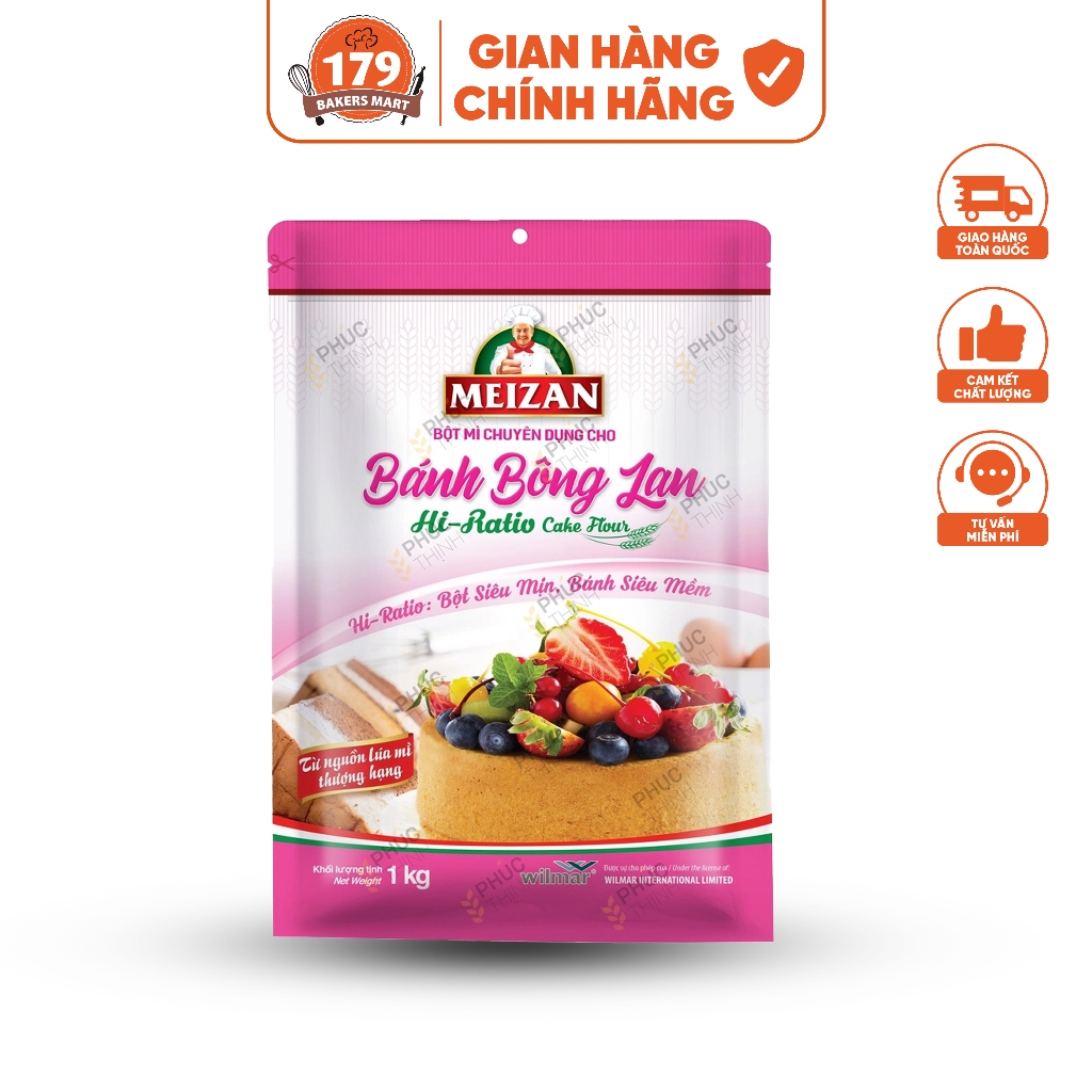 Bột Bánh Bông Lan Meizan (1kg)