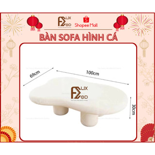 FELIXWOOD BÀN SOFA / BÀN TRÀ HÌNH CÁ LẮP RÁP CHỐNG VỠ_F00M04_012