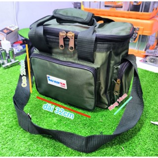   Khoá INOX Túi Đựng Đồ Nghề Hộp Vuông Nhỏ Dài 32cm Cao 25cm Rộng 16cm Loại Tốt 