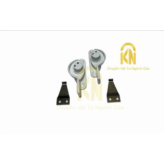 Khóa sò vặn xanh đỏ cửa sổ lùa ( kèm móc inox )