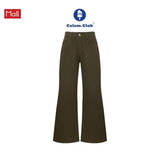 Calem club - Quần KAKI dáng dài form ỐNG LOE cạp cao tôn dáng