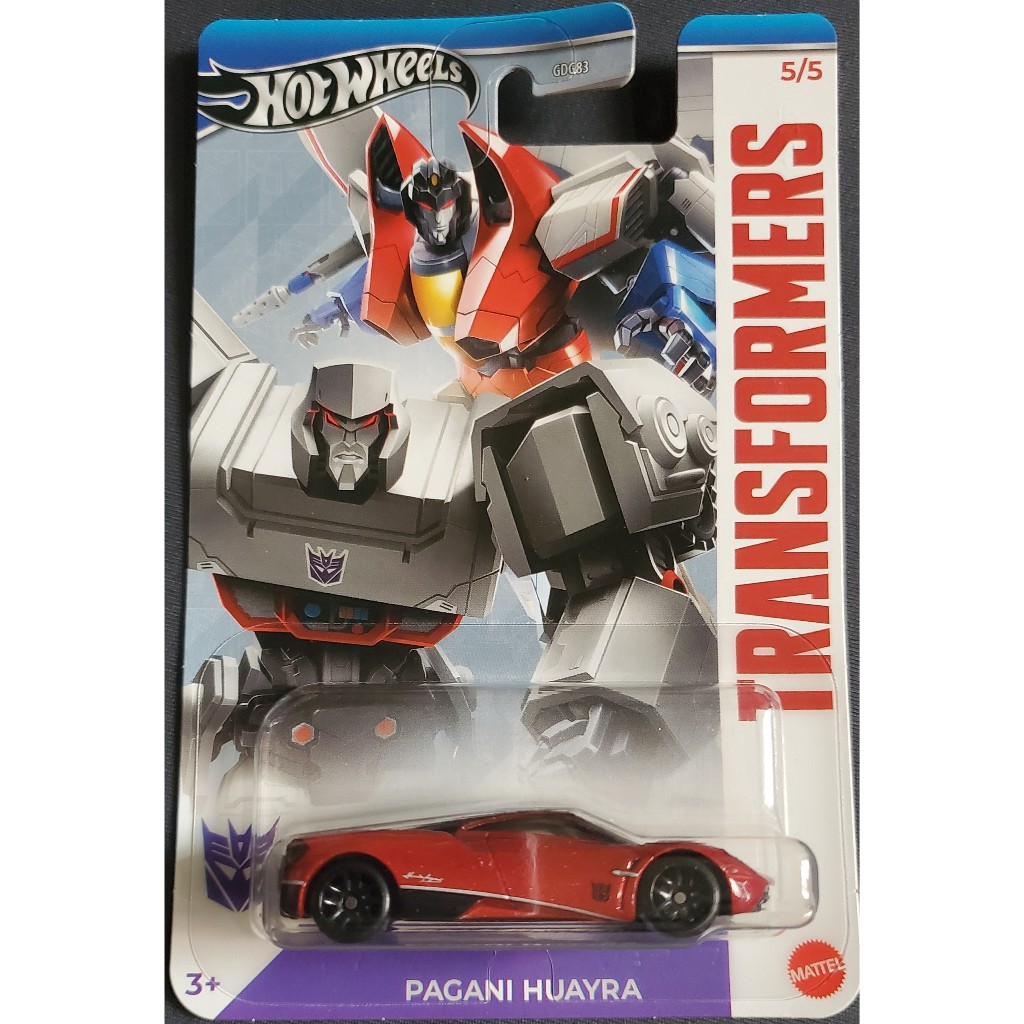 Xe Mô Hình Hot Wheels Transformer Pagani Huayra