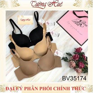 Áo Lót Nữ Bon Bon BV35174 áo nâng ngực trơn mút dày 3cm 3 móc cài