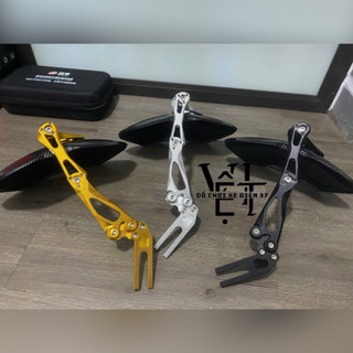 Chắn Bùn Dè Con Nhôm CNC V3 Tấm Chắn Nhựa ABS Vân Carbon Cho Xe Máy Xe Điện