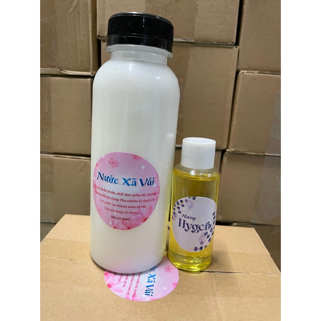 NGUYÊN LIỆU PHA NƯỚC XẢ VẢI HƯƠNG HYGEN 5 LÍT