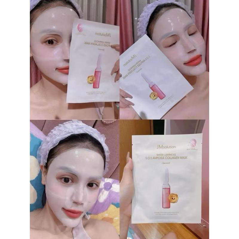 (ĐMNVN) Mặt nạ thạch JM Solution SOS Ampoule Collagen hàng cao cấp