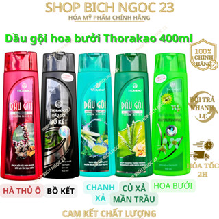 Dầu gội hoa bưởi Thorakao bồ kết, chanh xả bạc hà, củ xả mần trầu 400ml