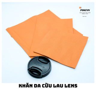 Khăn da cừu vệ sinh lens và máy ảnh - da thật 100%