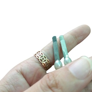 Một cặp Kẹp tóc đính hạt kim loại (6cm)