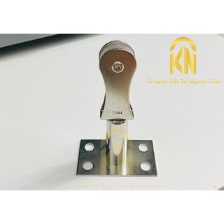 Trụ eo lan can cầu thang kính cường lực inox 304
