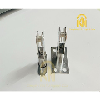 Trụ eo lan can cầu thang kính cường lực inox 304