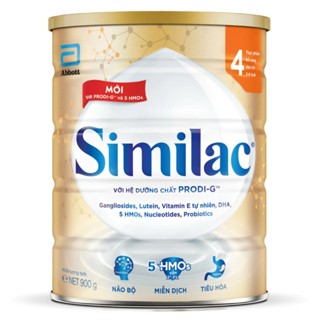 [Date mới 2026] Sữa bột Similac 4 lon 900g HMO dinh dưỡng 5G