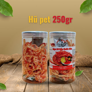 Mực Xé Sợi Hấp Dừa Thái Lan (hũ nhựa 250gr 500gr)