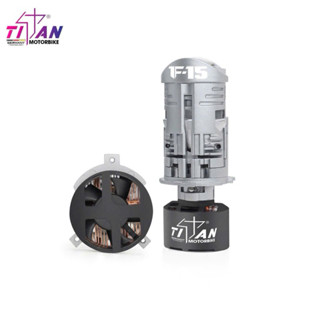 Đèn Pha Led Titan F15 Bi Led Siêu Sáng Chân H4 Công Suất 50W Chính Hãng Nhiệt Màu 5500K Cao Cấp Bảo Hành 1 Năm