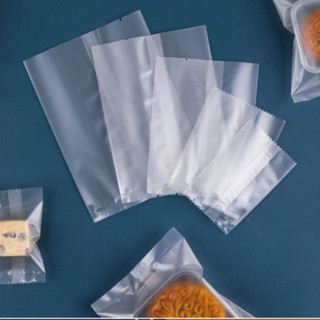  Set 100 Túi đựng bánh cookie  bánh quy  trà hoa  túi trắng mờ   nhiều kích thước 
